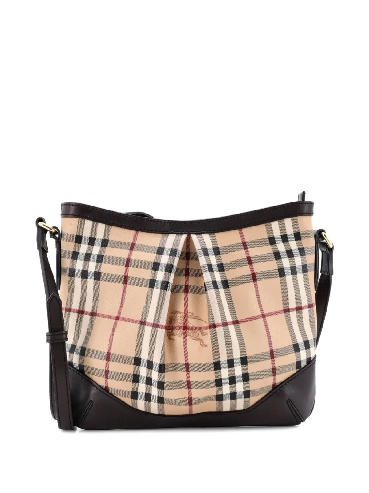 Burberry Pre-Owned Hartham Haymarket コーテッドキャンバス クロスボディバッグ - ブラウン - 画像2