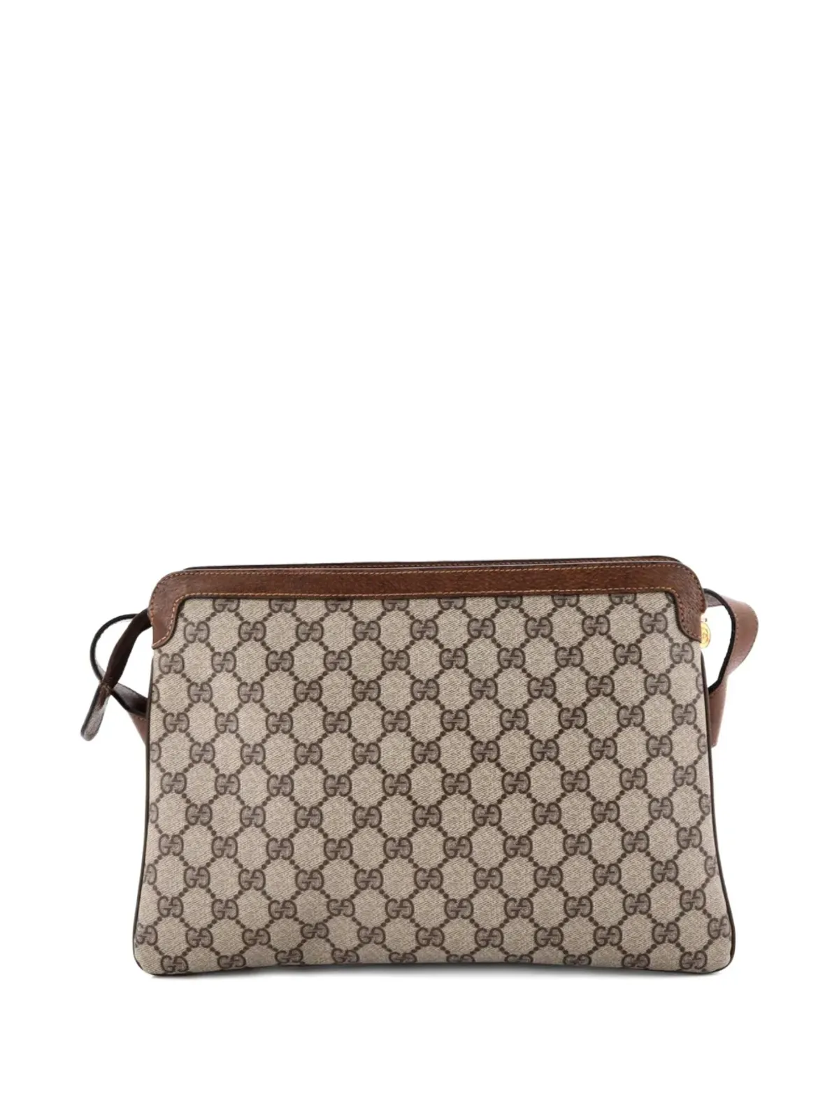 Gucci Pre-Owned オフィディア ジップGG コーティッドキャンバス ショルダーバッグ - ブラウン - 画像2