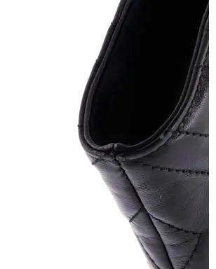 Gucci Pre-Owned GG Marmont ポートフォリオ マテラッセレザー クラッチバッグ（ブラック） - サムネイル5