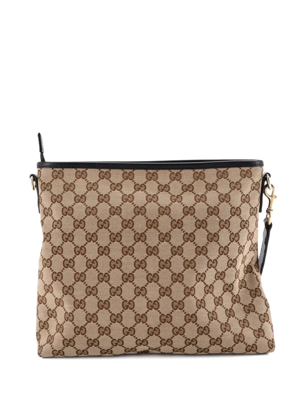Gucci Pre-Owned フロントポケット ウェブ メッセンジャー GGキャンバス クロスボディバッグ - 画像2