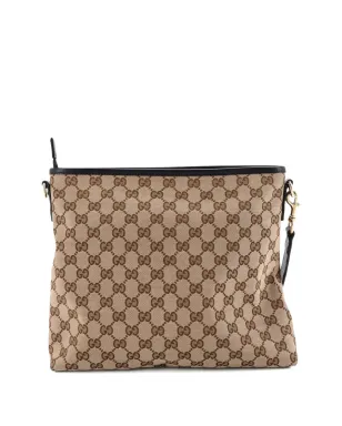 Gucci Pre-Owned フロントポケット ウェブ メッセンジャー GGキャンバス クロスボディバッグ - サムネイル2