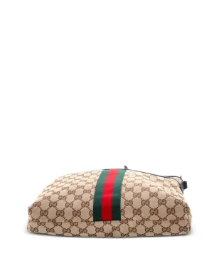 Gucci Pre-Owned フロントポケット ウェブ メッセンジャー GGキャンバス クロスボディバッグ - サムネイル4