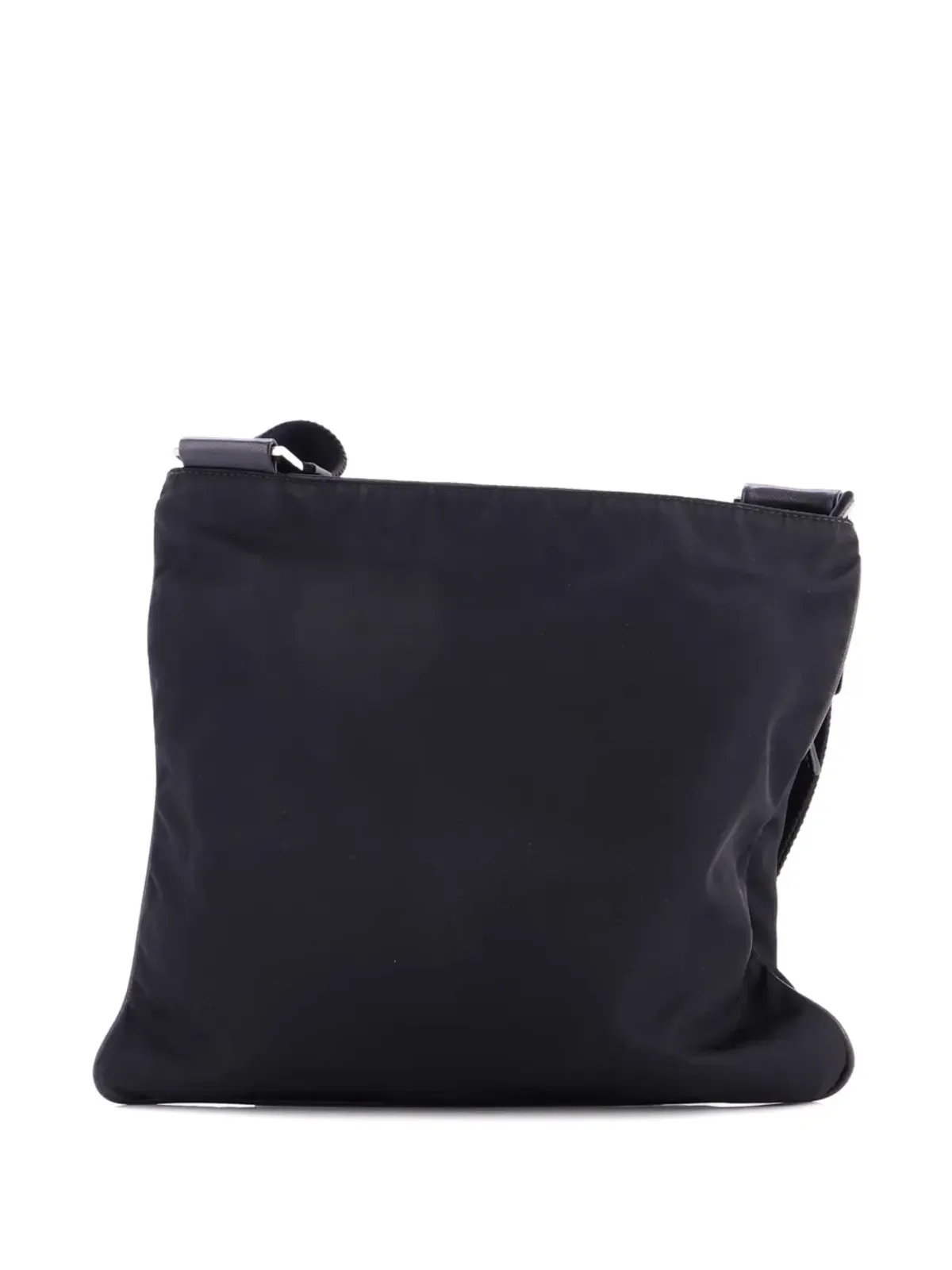 Prada Pre-Owned フロントポケット メッセンジャーバッグ Tessuto クロスボディバッグ - ブラック - 画像2