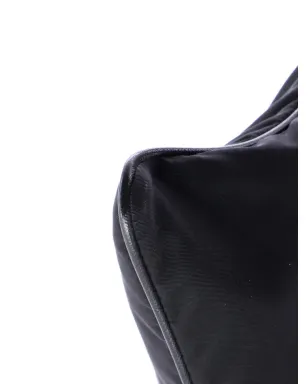 Prada Pre-Owned フロントポケット メッセンジャーバッグ Tessuto クロスボディバッグ - ブラック - サムネイル4