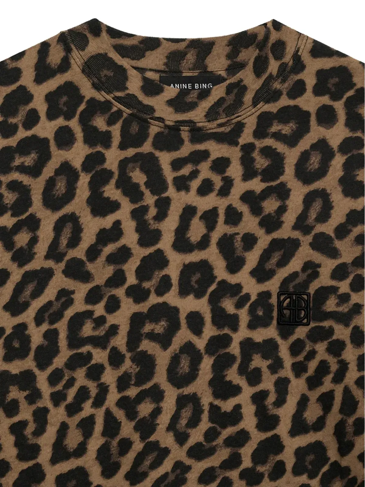 ANINE BING レオパードプリントTシャツ - 画像3