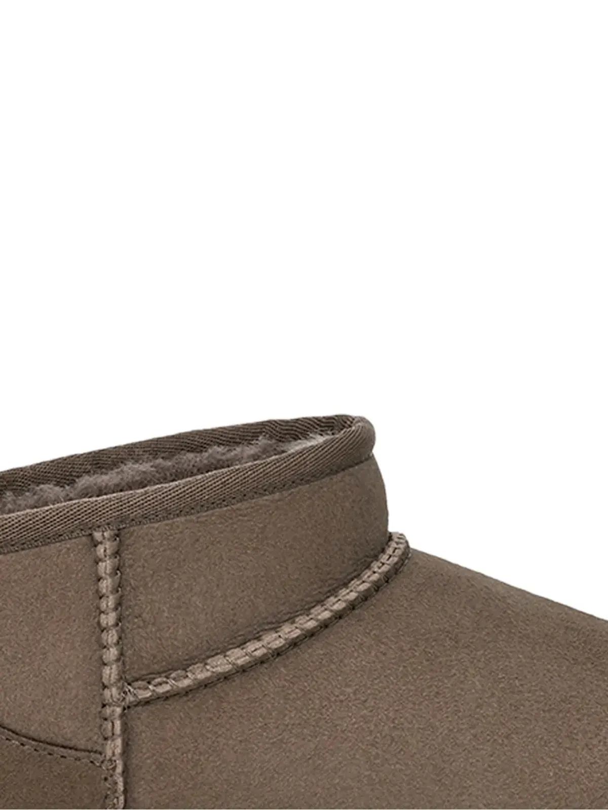 UGG エンボスドステッチレザーブーツ - 画像2