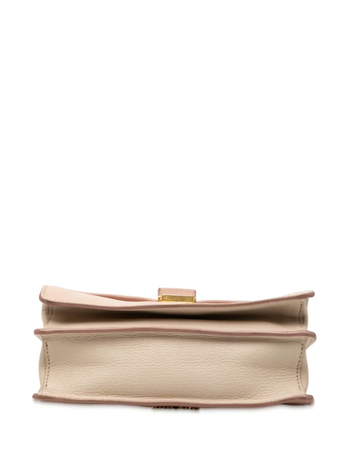 Miu Miu Pre-Owned バイカラー ゴートスキン マドラス クロスボディバッグ - 画像4