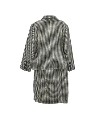 Givenchy Pre-Owned 1990年代-2000年代 千鳥格子スカートスーツ - サムネイル2