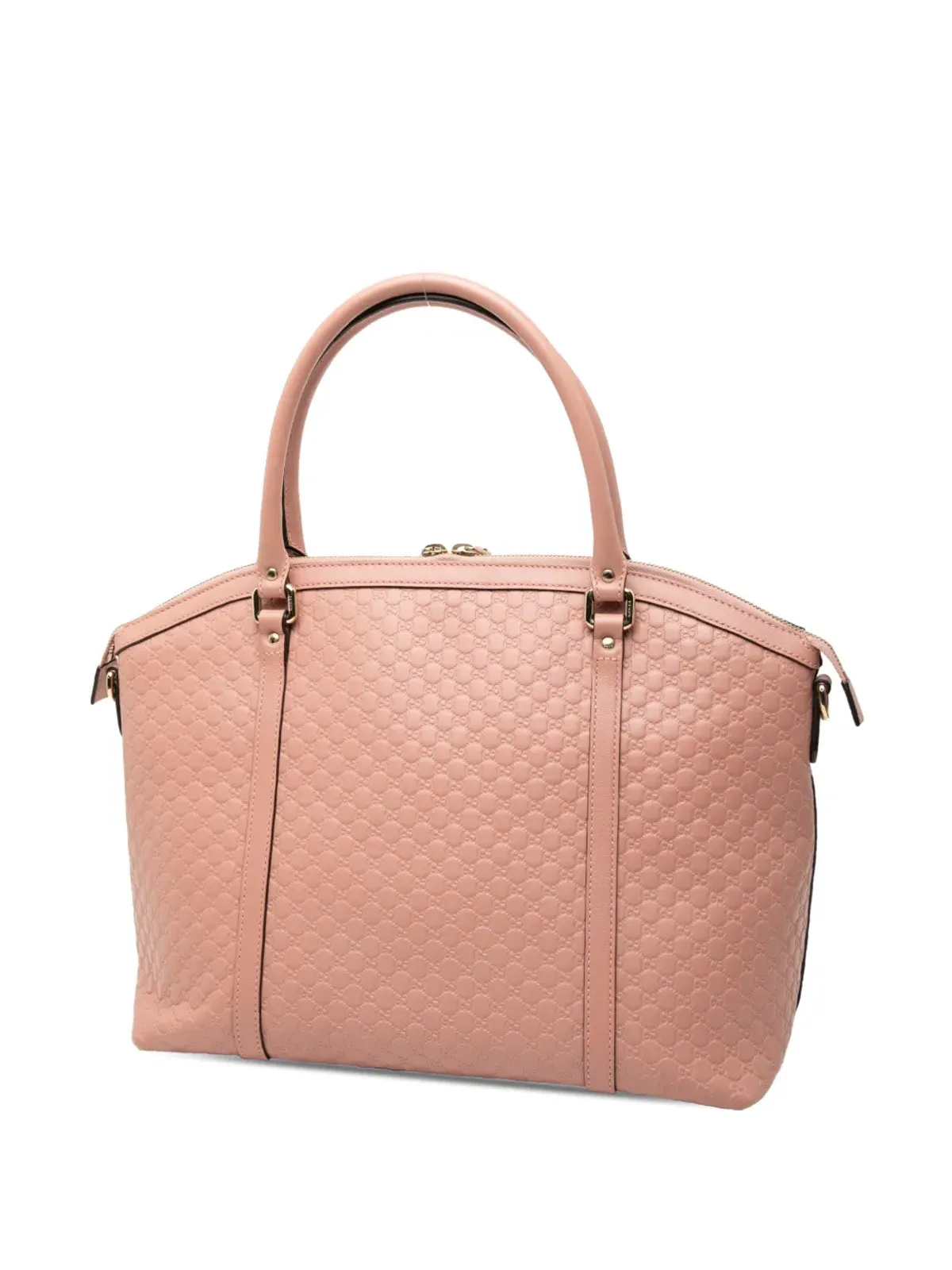 Gucci Pre-Owned ミクログッチシマ ドームサッチェル - ピンク - 画像3