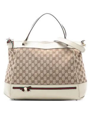 Gucci Pre-Owned GGキャンバス ウェブ メイファー サッチェル - サムネイル1