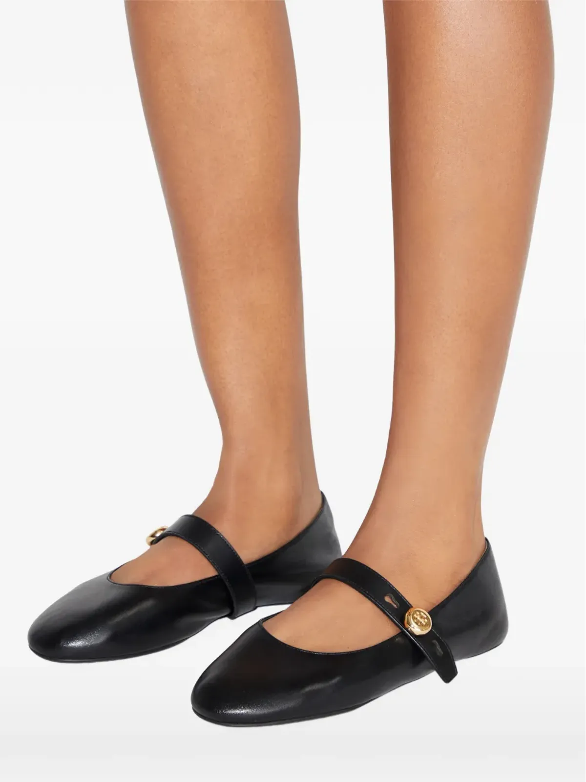 Tory Burch ストラップディテール付きフラットシューズ - 画像1