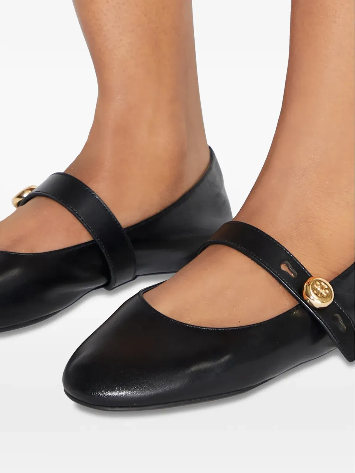 Tory Burch ストラップディテール付きフラットシューズ - 画像2