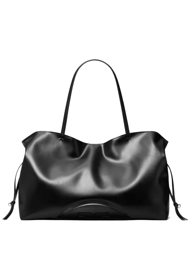 Tory Burch Tory Burch Ella Natuura embossed tote bag - Blackの商品画像