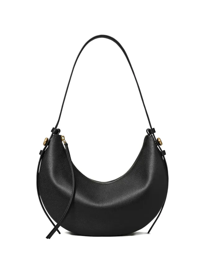 Tory Burch Tory Burch ジップファスナー付きレザーショルダーバッグの商品画像