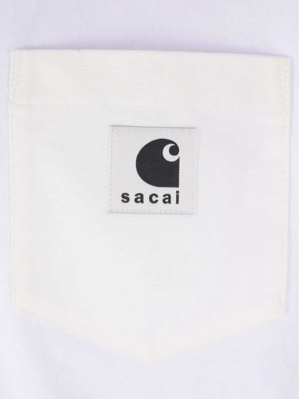 Carhartt WIP x Sacai ロゴパッチ半袖Tシャツ - 画像3
