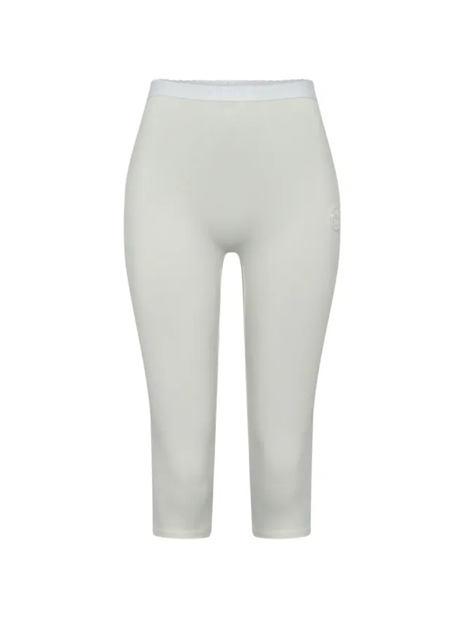 Marine Serre Marine Serre パールロゴ ジャージー カプリパンツの商品画像