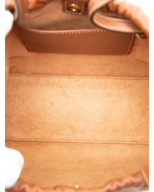 Celine Pre-Owned ドローストリング・サッチェル カバス - ブラウン - サムネイル5