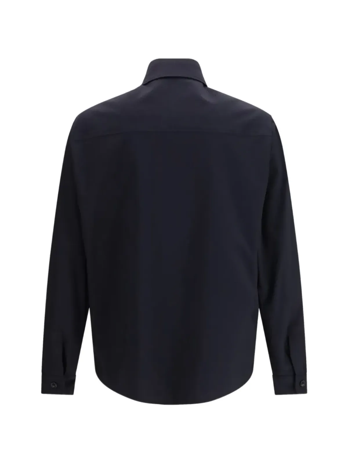 Cruna ボタン留め・パッチポケットシャツ - ブルー - 画像2