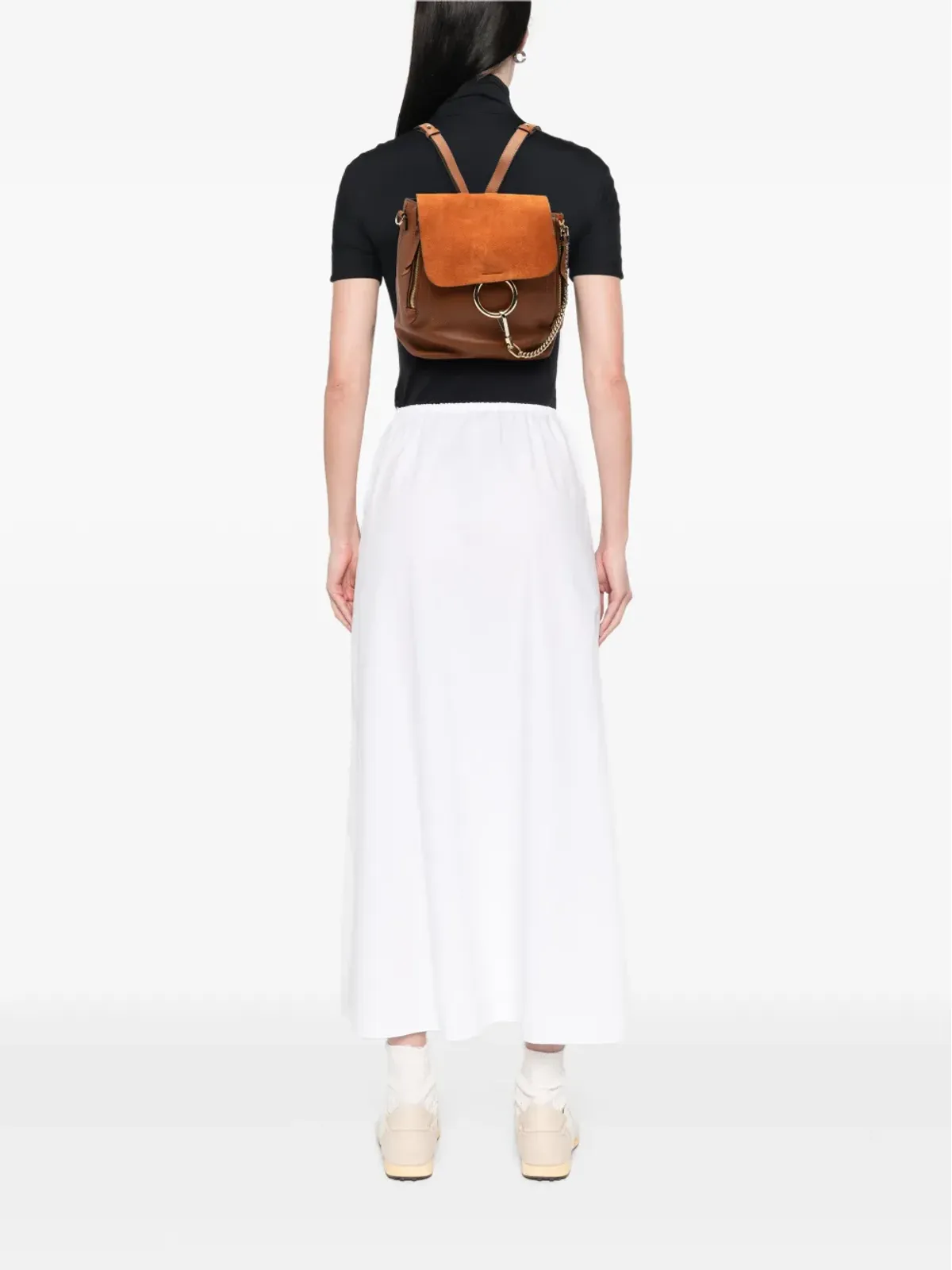 Chloé Pre-Owned フェイ バックパック - ブラウン - 画像2