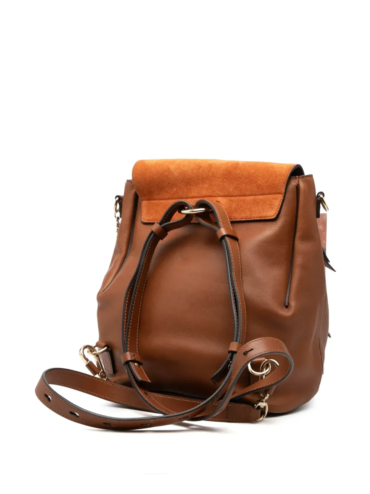 Chloé Pre-Owned フェイ バックパック - ブラウン - 画像3