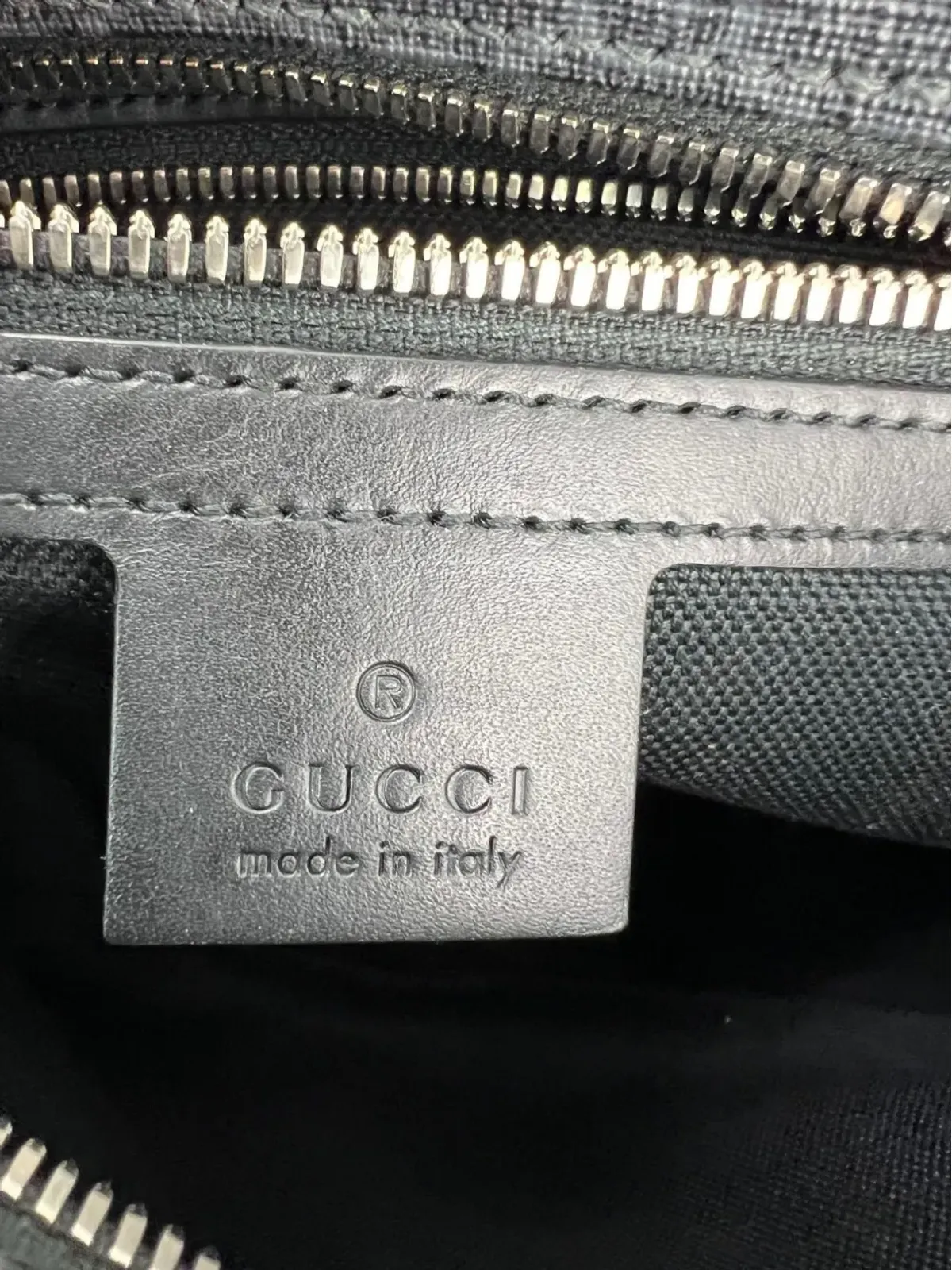 Gucci ビンテージ GGスプリーム スタッズ付きメッセンジャーバッグ - 画像5