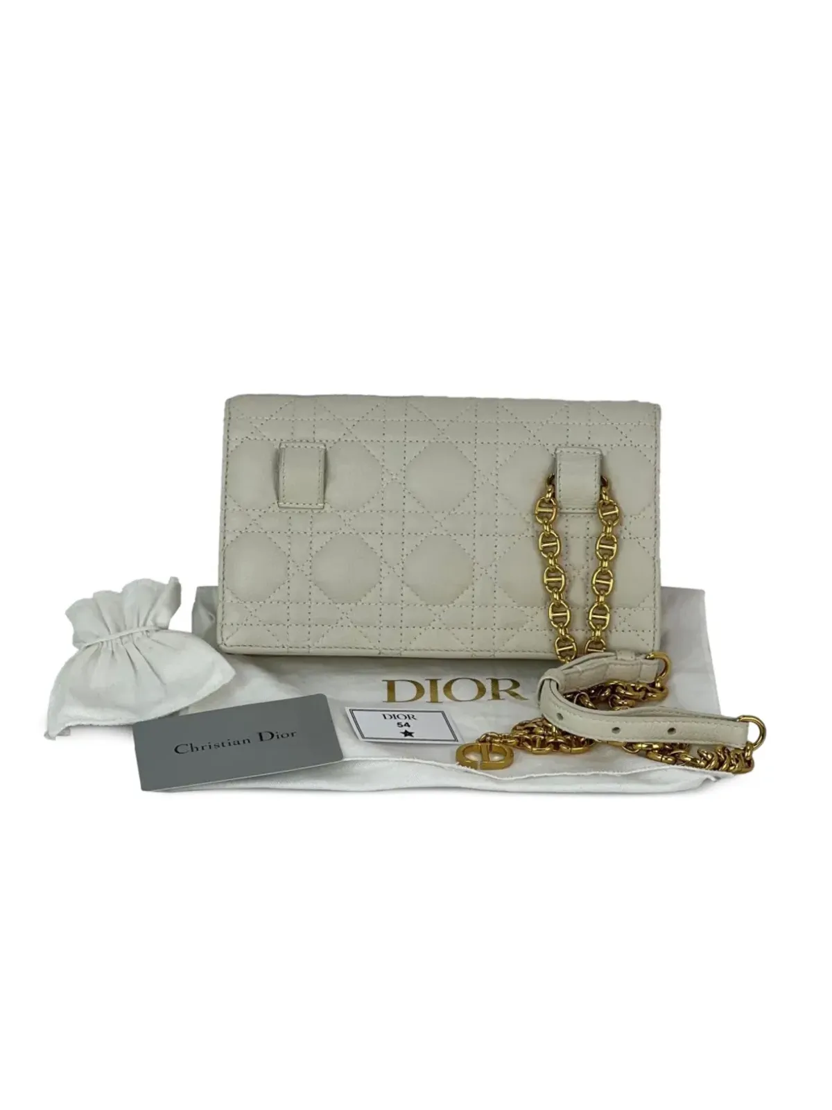 Christian Dior Pre-Owned カロ カネージュ ロゴ クラッチバッグ - 画像2