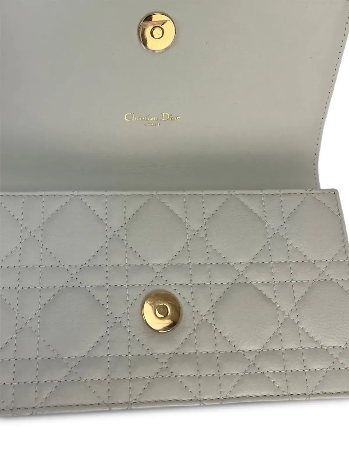 Christian Dior Pre-Owned カロ カネージュ ロゴ クラッチバッグ - 画像3