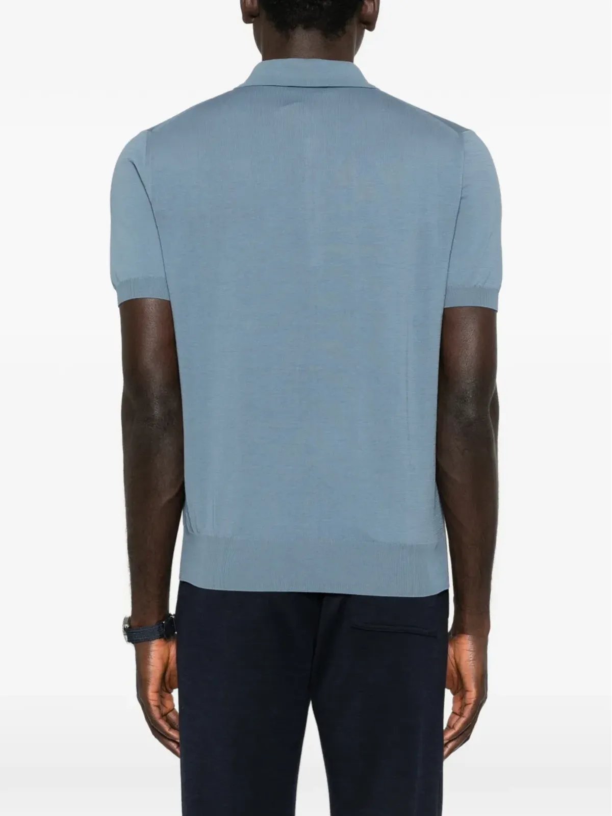 Canali ジップアップポロシャツ - 画像4