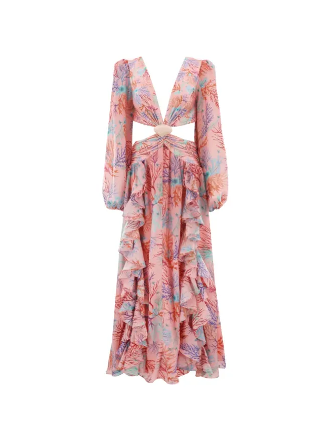 PatBO PatBO カットアウト・フリル ビーチドレスの商品画像