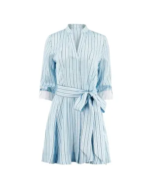 alice + olivia ロールカフストライプドレス - サムネイル1