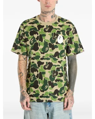 A BATHING APE® カモフラージュ ロゴ Tシャツ - サムネイル1