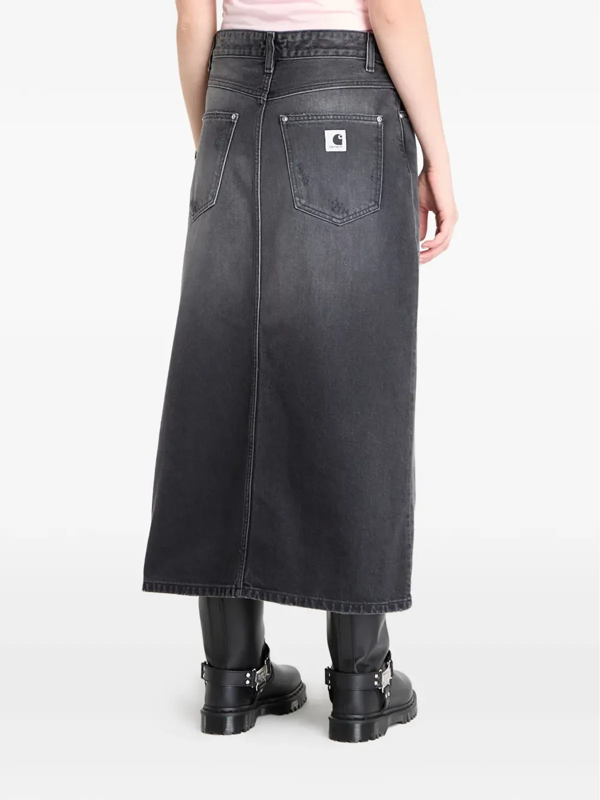Carhartt WIP W ブランドン前スリット入りストレートスカート - 画像4