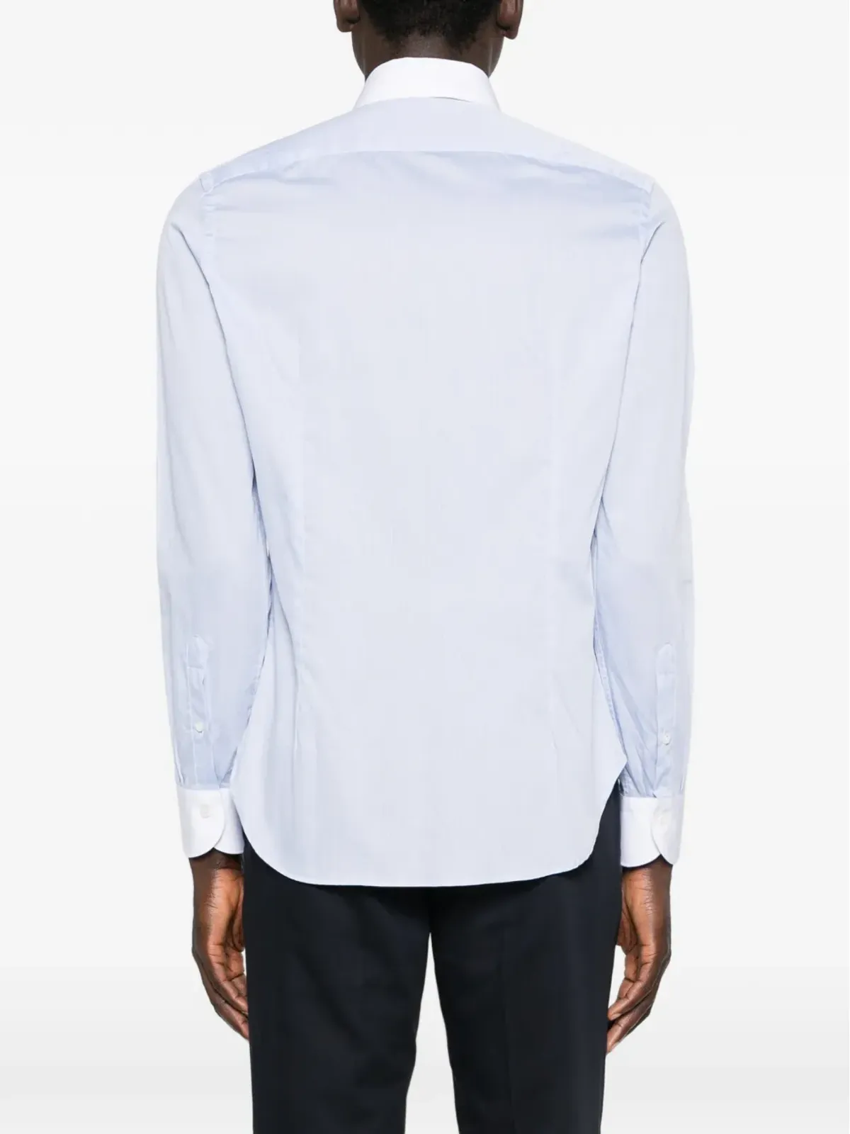 Canali コントラストシャツ - 画像4