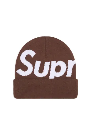 Supreme ロゴ入りビーニー帽（ブラウン） - サムネイル1