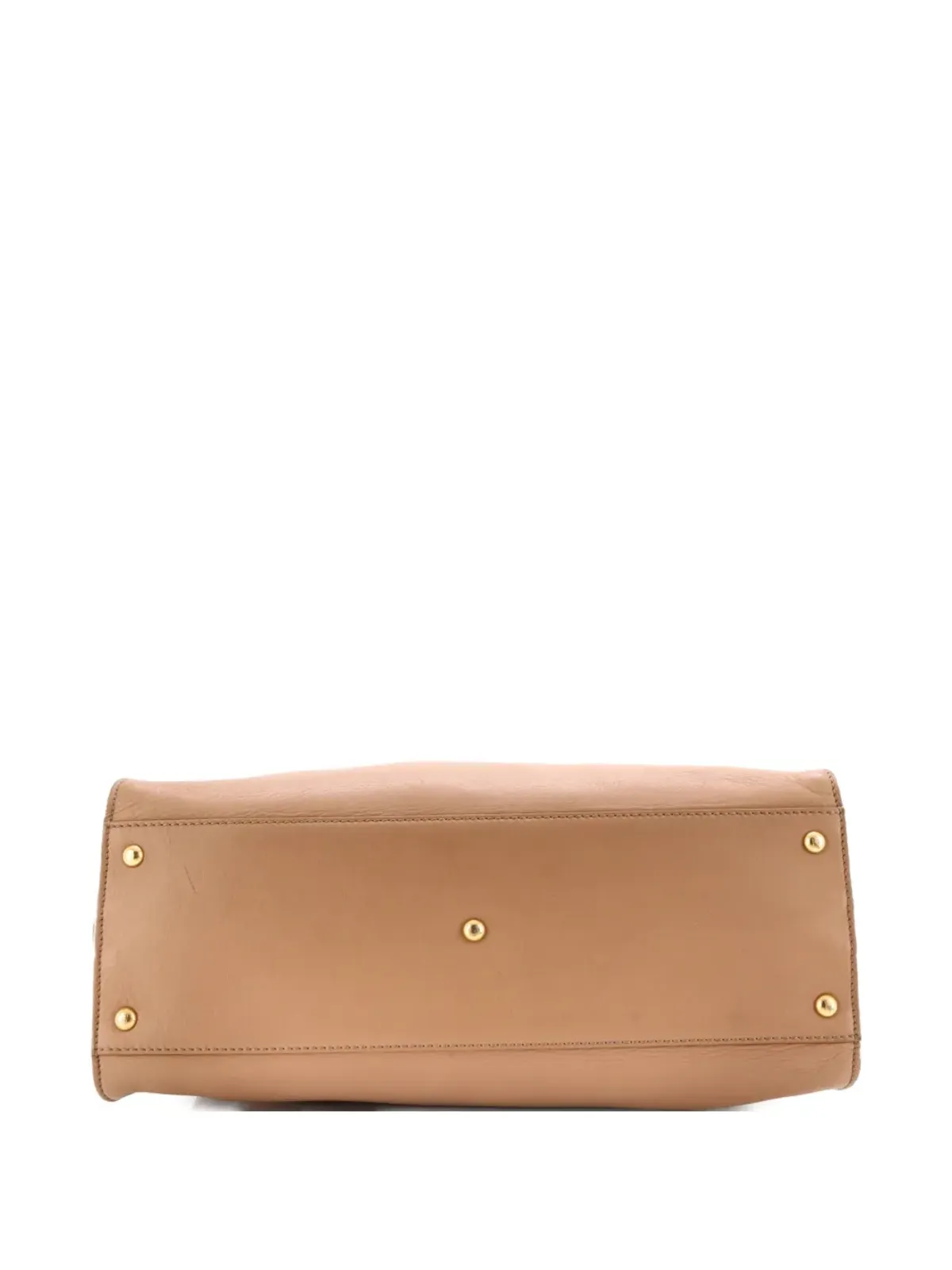 Fendi Pre-Owned ピーカブー バッグ レザー ラージ サッチェル - 画像4