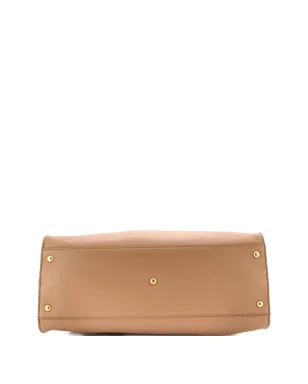 Fendi Pre-Owned ピーカブー バッグ レザー ラージ サッチェル - サムネイル4