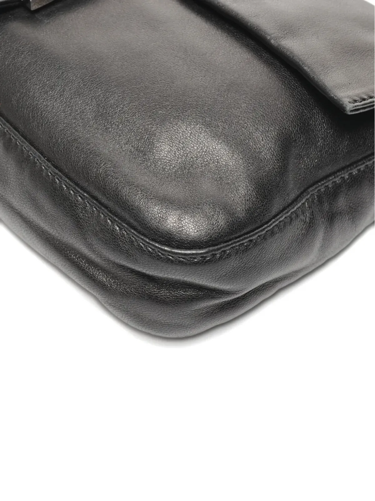 Fendi Pre-Owned ロゴプレート バゲット ショルダーバッグ - ブラック - 画像5