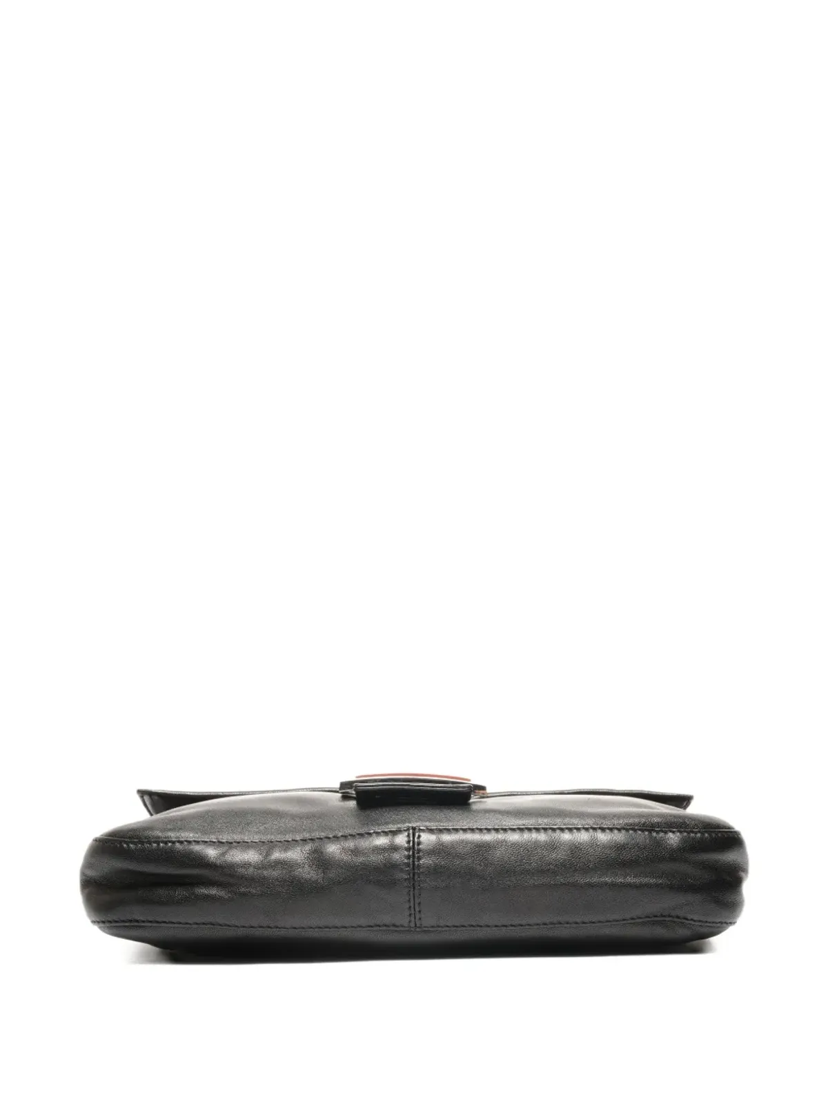 Fendi Pre-Owned ロゴプレート バゲット ショルダーバッグ - ブラック - 画像2