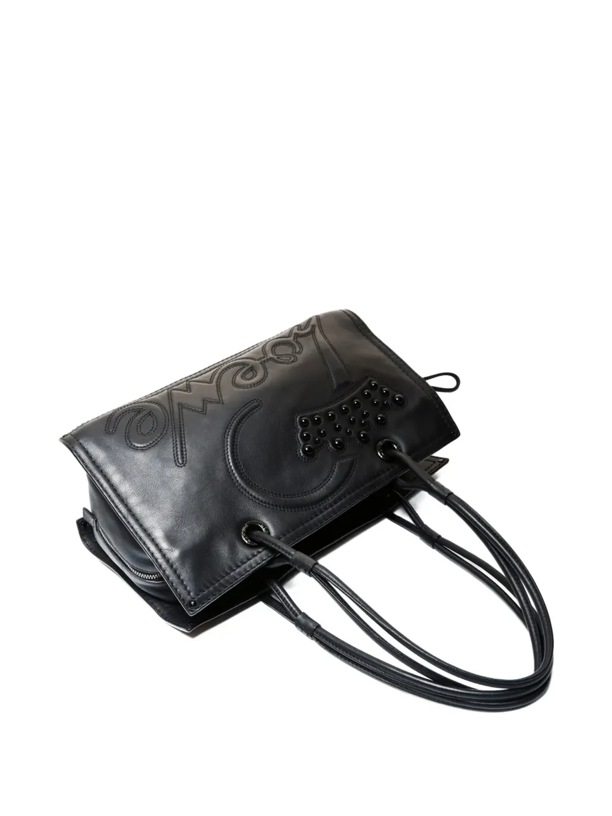 Loewe ビンテージ 2000-2020s アナグラム トートバッグ ブラック - 画像3