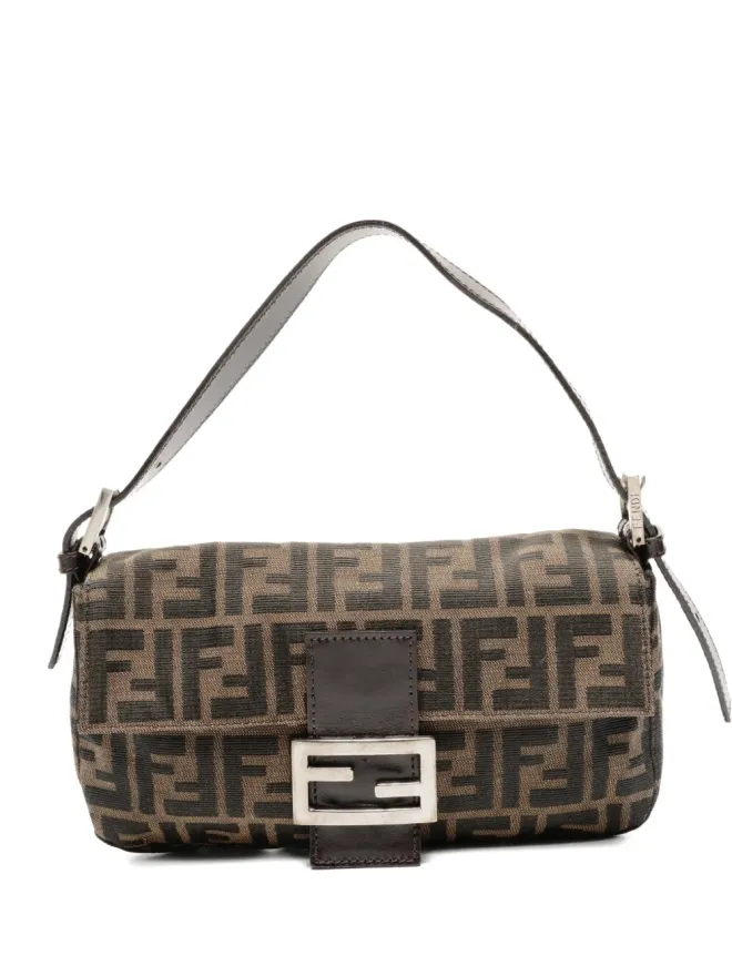 Fendi Pre-Owned Fendi Pre-Owned マンマ バゲット ロゴプレート ショルダーバッグの商品画像
