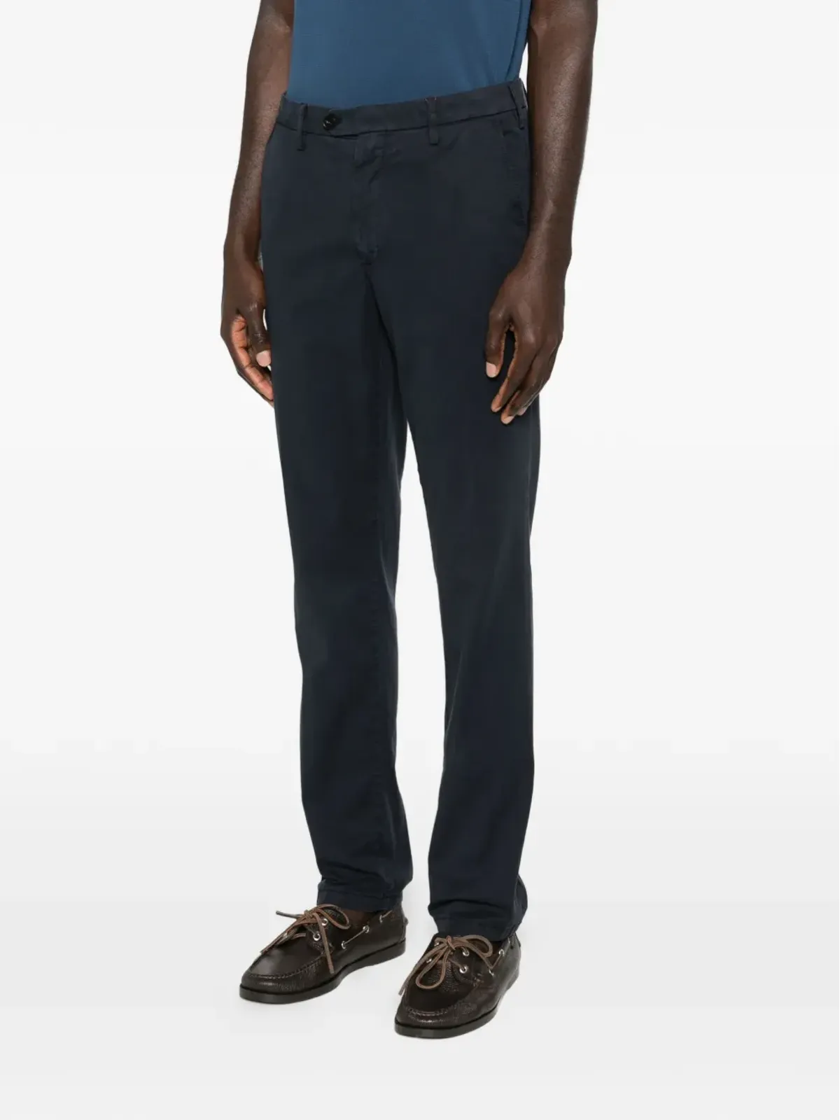 Canali フロントボタンパンツ - 画像3