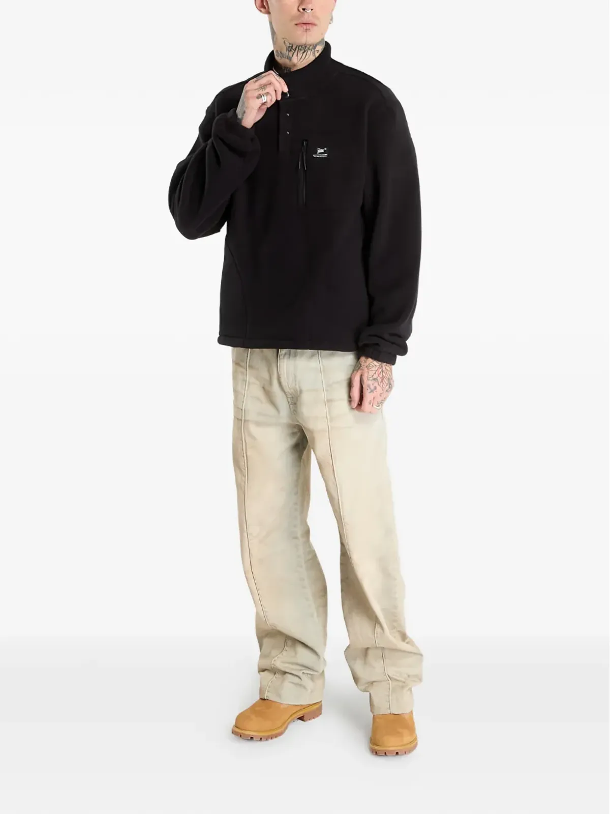 PATTA シェルパフリース スウェットシャツ - 画像2