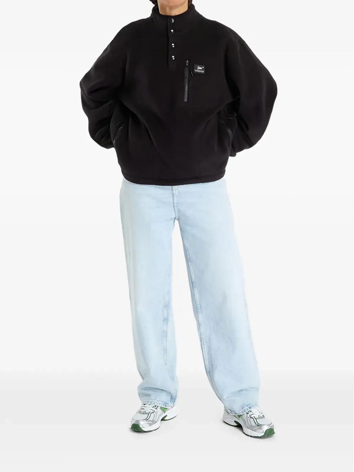PATTA シェルパフリース スウェットシャツ - 画像3