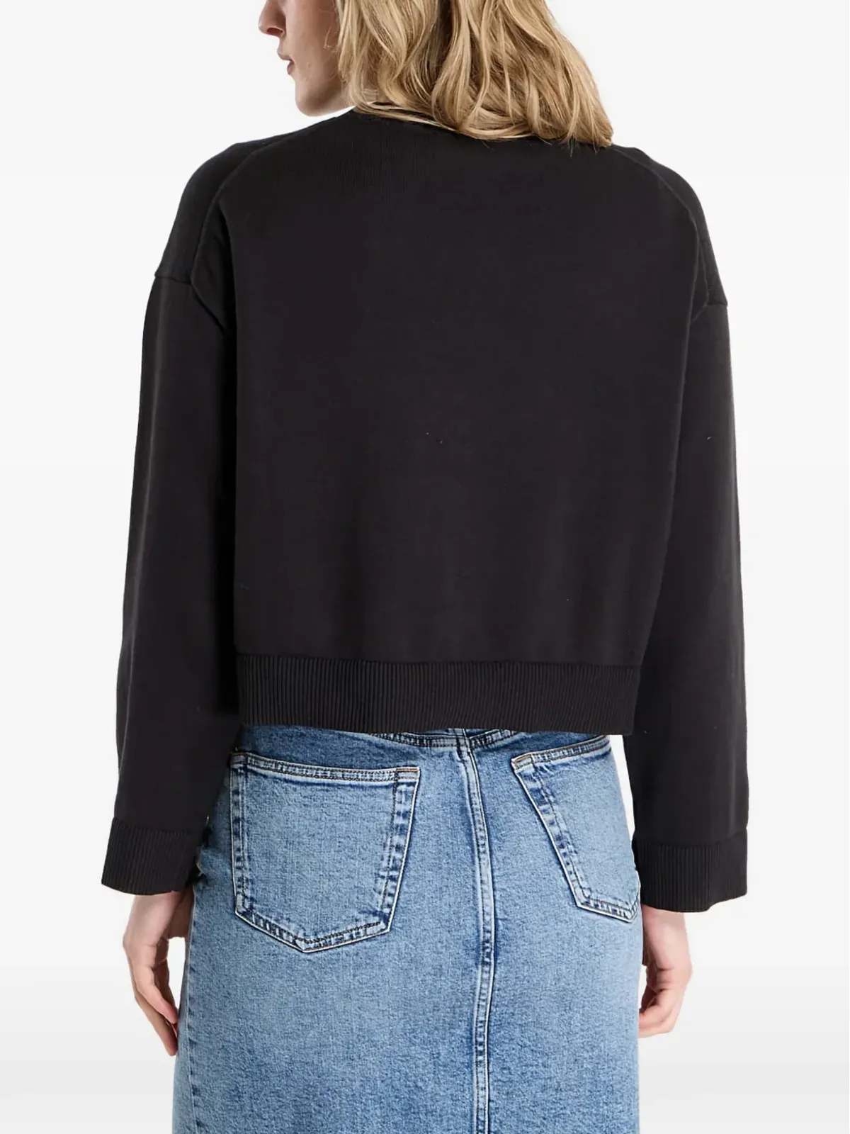 Calvin Klein ロングスリーブ ロゴセーター - 画像4