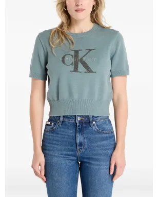 Calvin Klein グラフィック コットン セーター - サムネイル3