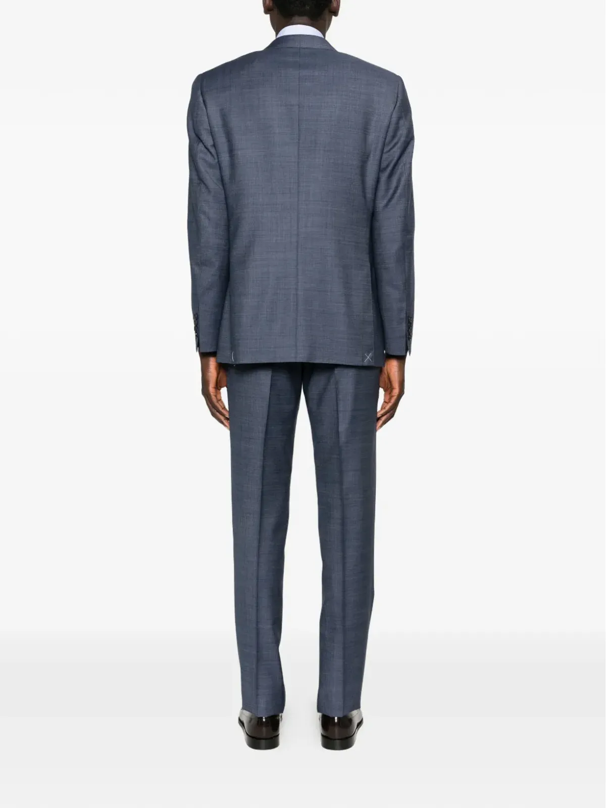 Canali ボタン留めスーツ - Blue - 画像3