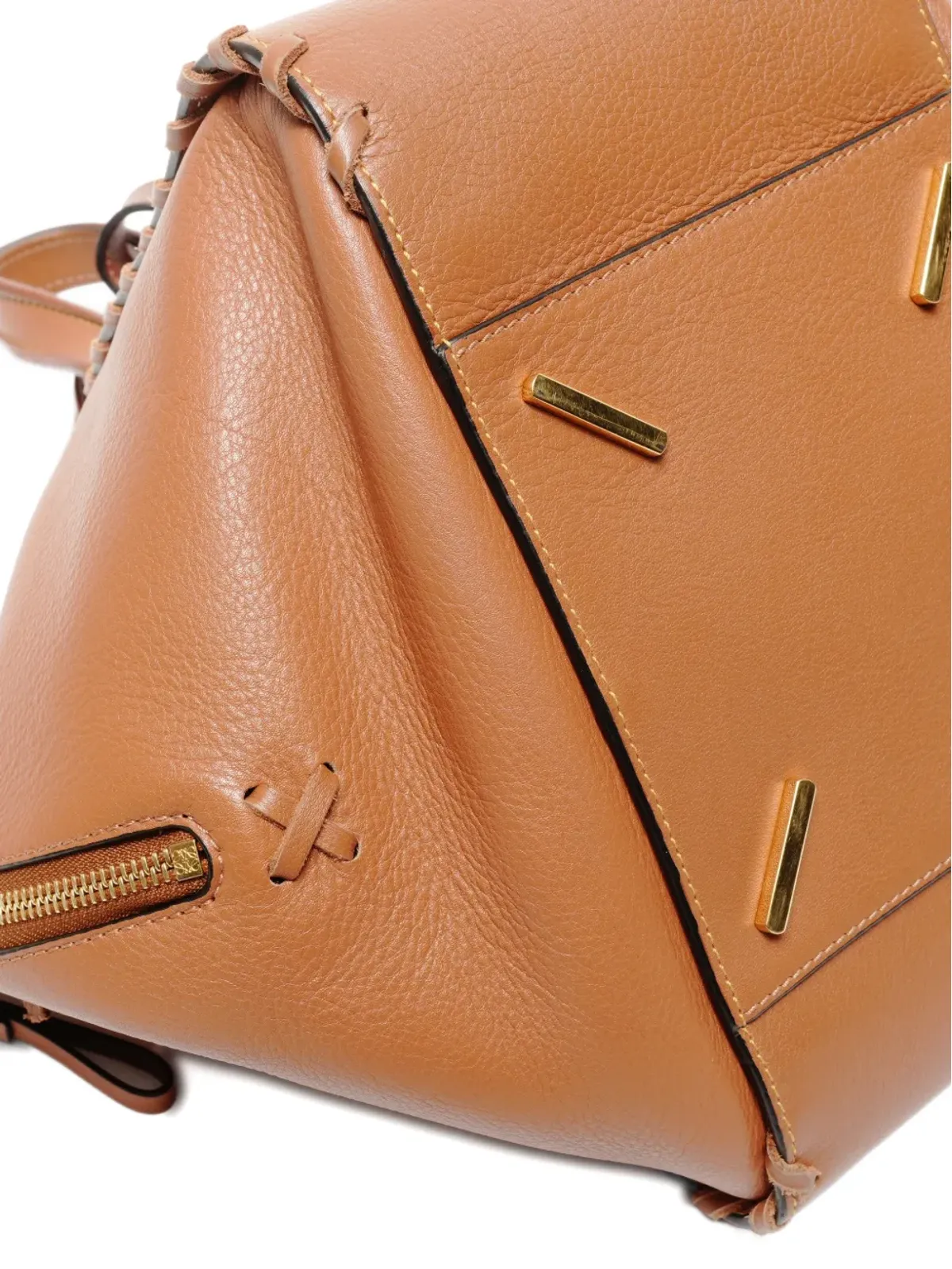 Loewe Pre-Owned ハンモック レザー トートバッグ ブラウン - 画像5