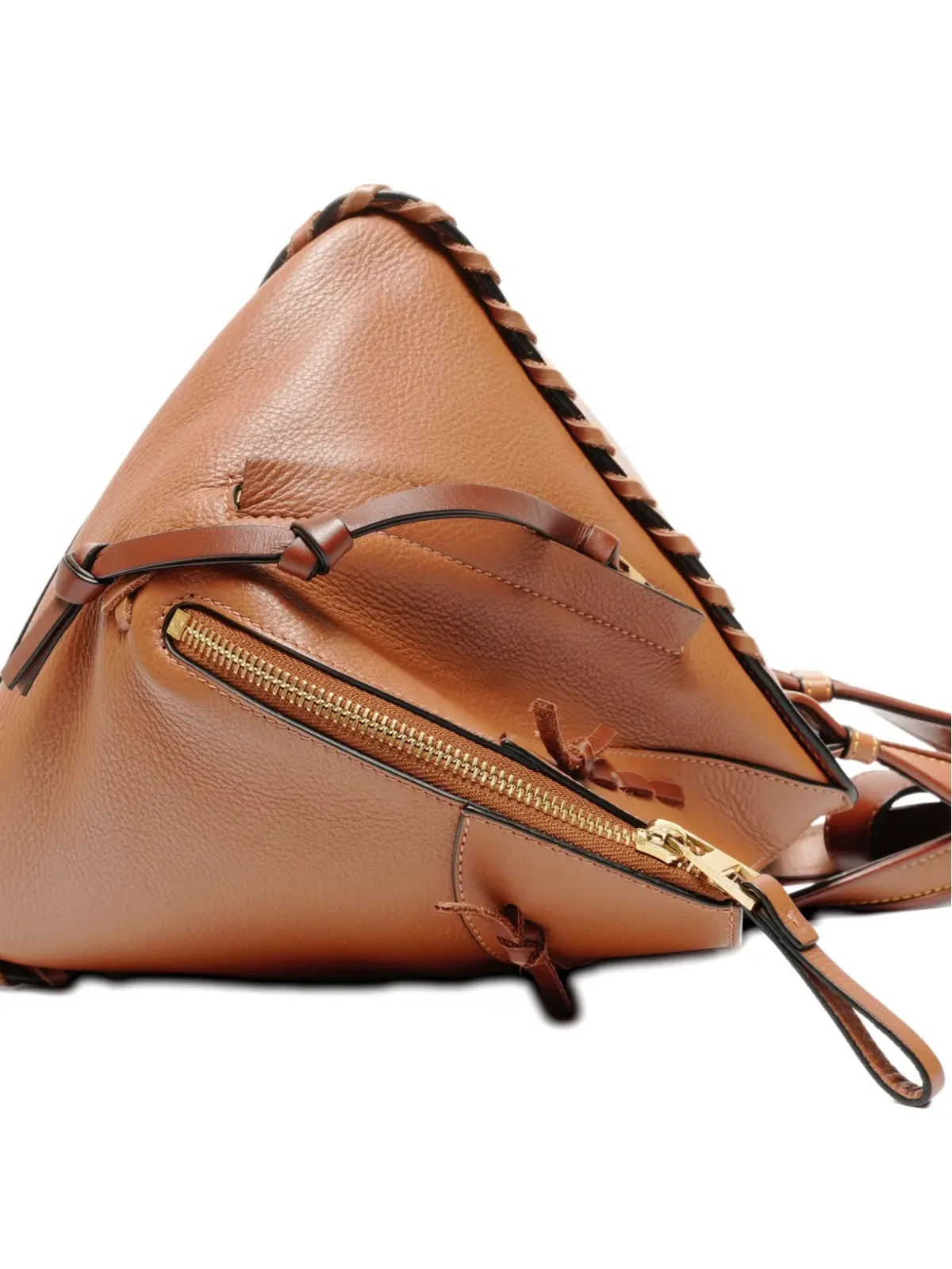 Loewe Pre-Owned ハンモック レザー トートバッグ ブラウン - 画像4