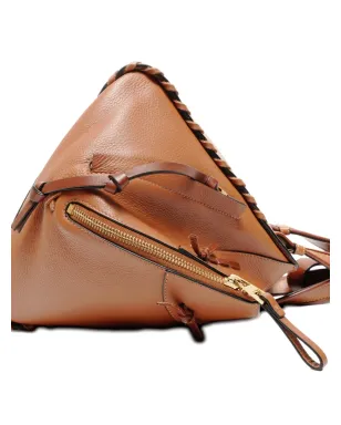 Loewe Pre-Owned ハンモック レザー トートバッグ ブラウン - サムネイル4