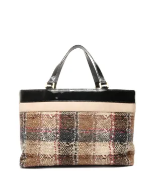Burberry Pre-Owned ツイードハンドバッグ - サムネイル2